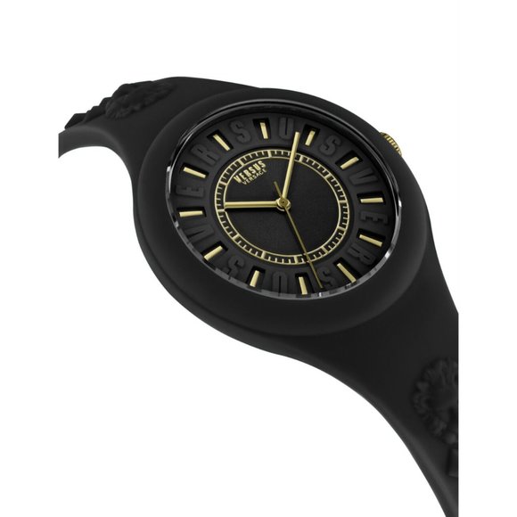 Versace Versus Black Gold Watch! New